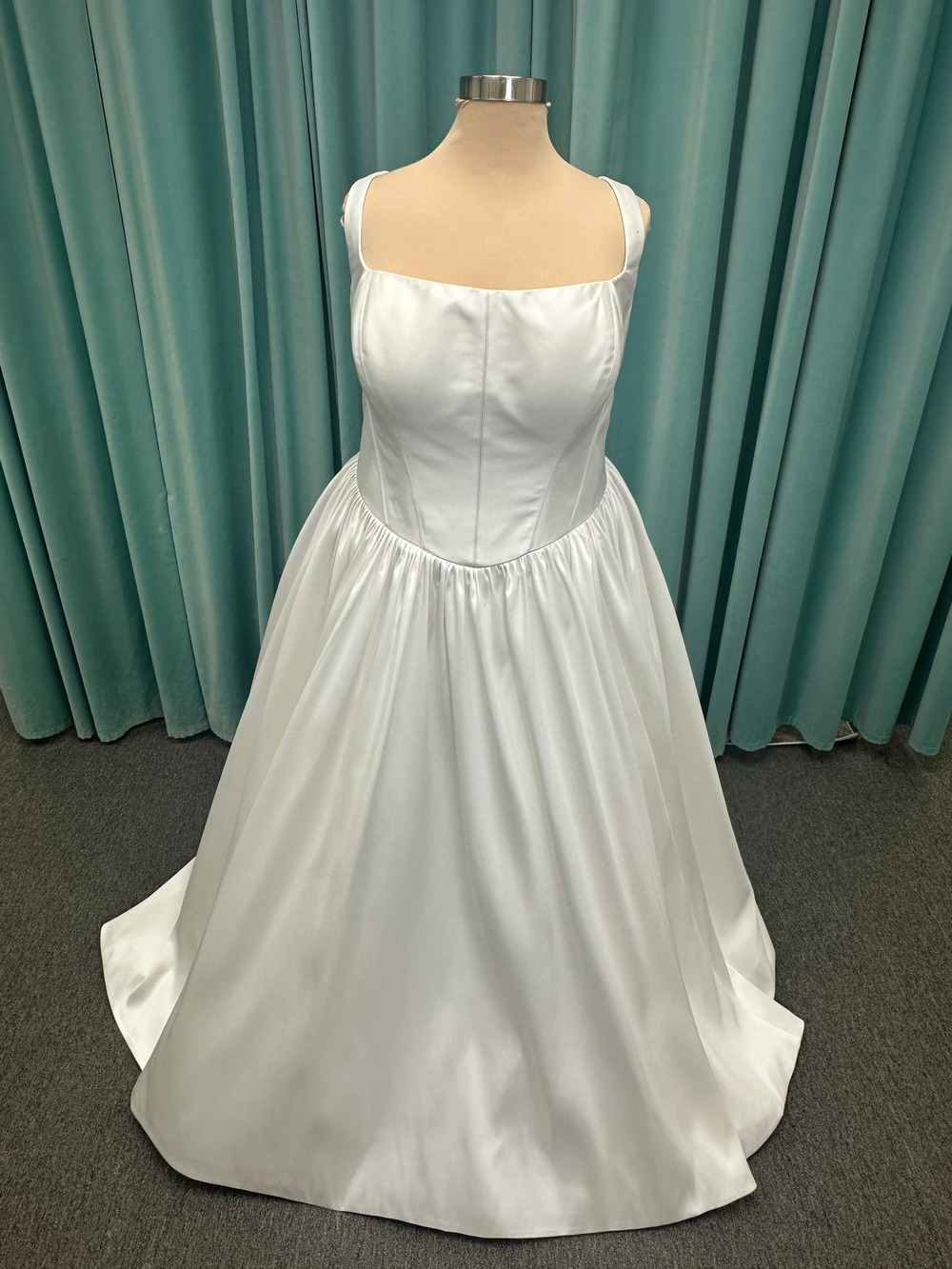 Essense of Australia Style D4145 Strapless Mikado Ballgown Wedding Dress with